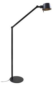 Stojacie Lampa Lucande, Silka, Čierna, Pracovňa, Kov, Moderný