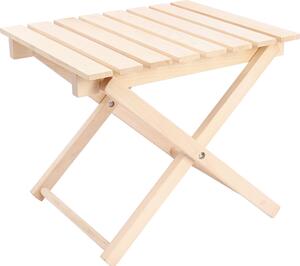 Spec-wood - Bočný stolík z dreva - DENDRO - Sklopný stolík (malý) - Sklopný stojací stolík 50x42x42 cm - Grilovací stôl (vonkajší) - Mini stolík - Záhradný stolík - Balkónový stolík