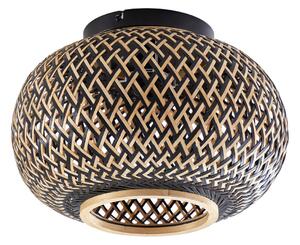 Stropné Lampa Lindby, Nerys, stmievateľné, Drevo, Obývacia izba, Drevo