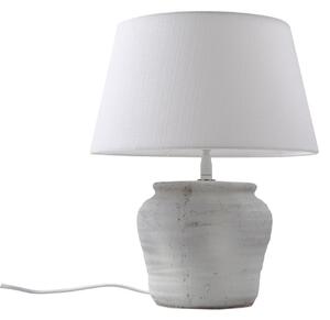 Stolové Lampa Lindby, Aelith, Biela, Obývacia izba, Keramika, Rustikálny