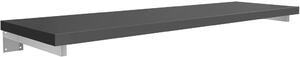 CERANO - Doska pod umývadlo Navira Pro + 2 skryté konzoly - antracitová - 80x3,6x46 cm