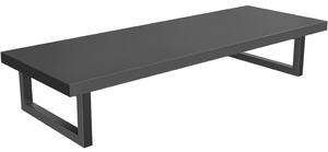 CERANO - Doska pod umývadlo Navira Pro + 2 konzoly pod dosku - antracitová - 80x3,6x46 cm