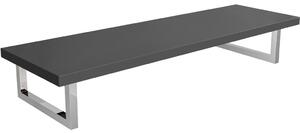 CERANO - Doska pod umývadlo Navira Pro + 2 konzoly pod dosku - antracitová - 100x3,6x46 cm