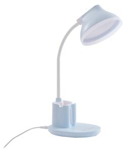 Stolové Lampa Lindby, Zephyra, stmievateľné, Modrá, Pracovňa, Plast, Moderný
