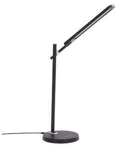Stolové Lampa Lindby, Valtorin, stmievateľné, Čierna, Pracovňa, Plast, Moderný