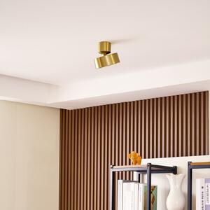 Stropné Lampa Lindby, Nivoria, Zlatá / Mosadz, Obývacia izba, Hliník, Moderný