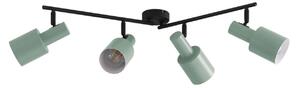 Stropné Lampa Lindby, Ovelia, stmievateľné, Zelená, Obývacia izba, Kov, Moderný