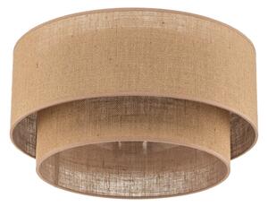 Stropné Lampa Euluna, Boho jute, stmievateľné, Hnedá / Hrdzavá, Obývacia izba, Tkanina / Textil, Boho