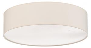 Stropné Lampa Euluna, Roller, stmievateľné, Béžová, Obývacia izba, Tkanina / Textil, Moderný