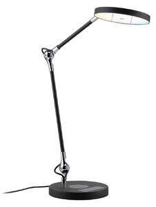 Stolové Lampa Paulmann, Numis, stmievateľné, Čierna, Pracovňa, Hliník, Moderný