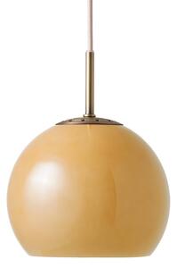 Závesné svietidlá FRANDSEN, Ball, stmievateľné, Béžová, Obývacia izba, Sklo, Dizajnový