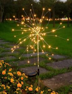 Dekoratívna solárna záhradná lampa 18 x 90 cm