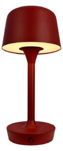 Stolové Lampa Dyberg Larsen, Flow, stmievateľné, Červená, Obývacia izba, Kov, Škandinávsky