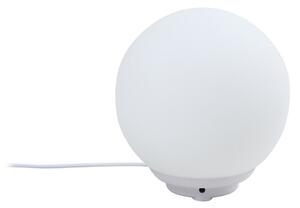 Stolové Lampa Lindby, Cosmia, stmievateľné, Biela, Obývacia izba, Sklo, Moderný