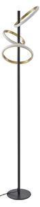 Stojacie Lampa Lucande, Madu, stmievateľné, Čierna, Spálňa, Plast, Moderný