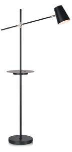Stojacie Lampa Markslöjd, Linear, Čierna, Obývacia izba, Kov, Škandinávsky