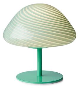 Stolové Lampa Halo Design, Modrá, Obývacia izba, Sklo