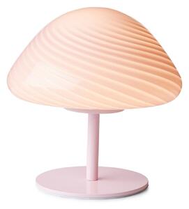 Stolové Lampa Halo Design, Pudrová, Obývacia izba, Sklo