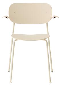 Jedálenská stolička Co Outdoor s podrúčkami, Ivory – Audo Copenhagen