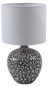 Stolové Lampa Lindby, Thalassia, Sivá, Obývacia izba, Keramika, Rustikálny