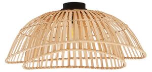 Stropné Lampa Lindby, Ilajus, stmievateľné, Drevo, Jedáleň, Bambus, Boho