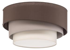 Stropné Lampa Euluna, Trio Max, stmievateľné, Hnedá / Hrdzavá, Obývacia izba, Tkanina / Textil, Moderný
