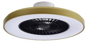 Stropné Lampa Lindby, Teleo, stmievateľné, Zlatá / Mosadz, Obývacia izba, Plast, Moderný