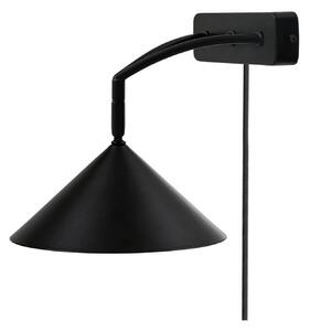 Nástenné Svietidlo Globen Lighting, Čierna, Spálňa, Kov