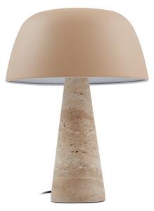 Stolové Lampa Lindby, Magritt, Béžová, Obývacia izba, Kameň, Moderný