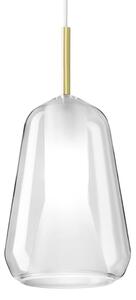Závesná lampa X-Ray v úzkom kužeľovom tvare číra, Obývacia izba / jedáleň, Sklo, Moderný, Závesné svietidlo