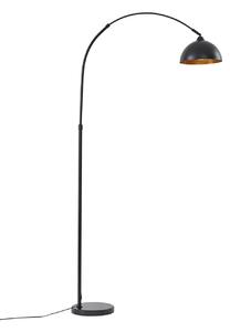 Stojacie Lampa Lindby, Tonka, Čierna, Obývacia izba, Kov, Moderný