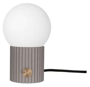 Stolové Lampa Globen Lighting, Sivá, Obývacia izba, Sklo