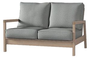 Poťah na sedačku Lillberg (nerozkladacia, pre 2 osoby) farba produktu modrá látka zapletaná