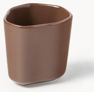 Porcelánové šálky na espresso v organickom tvare Joana, 4 ks