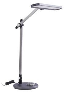 Stolové Lampa Lindby, Elvir, stmievateľné, Sivá, Jedáleň, Hliník, Moderný