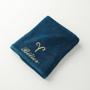 Kúpeľový textil s výšivkou astrologického znamenia, bavlna 420g/m2