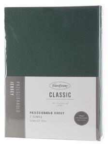 JERSEY PRESTIERADLO JERSEY3 90X200 CM TMAVOZELENÉ