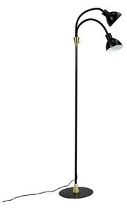 Stojacie Lampa Dyberg Larsen, Čierna, Obývacia izba, Kov