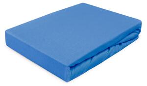 DETSKÉ JERSEY PRESTIERADLO 011 60X120 CM MODRÉ