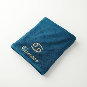 Kúpeľový textil s výšivkou astrologického znamenia, bavlna 420g/m2