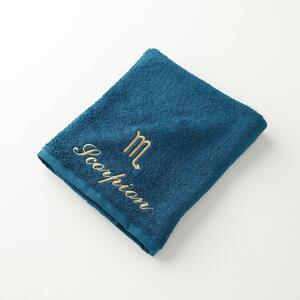 Kúpeľový textil s výšivkou astrologického znamenia, bavlna 420g/m2