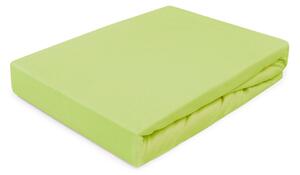 JERSEY PRESTIERADLO 034 90X200 CM ZELENÉ