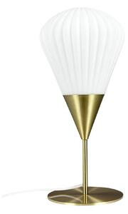Stolové Lampa Dyberg Larsen, Zlatá / Mosadz, Obývacia izba, Sklo