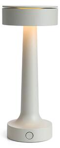 Stolové Lampa ANTIDARK, Sivá, Spálňa, Hliník