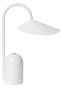 Stolové Lampa ferm LIVING, Biela, Obývacia izba, Hliník