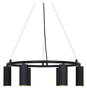 Lustre Nordlux, Čierna, Jedáleň, Hliník