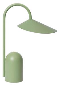 Stolové Lampa ferm LIVING, Zelená, Obývacia izba, Hliník