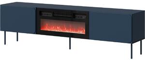 MEBLINE Komoda RTV s krbom VINCENT 200 EF indigo