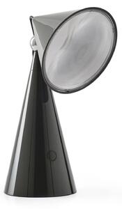 Stolové Lampa Tom Dixon, POSE, stmievateľné, Čierna, Obývacia izba, Plast, Dizajnový