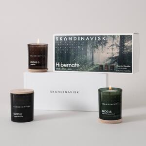 Darčeková sada mini sviečok HIBERNATE 3 × 65 g